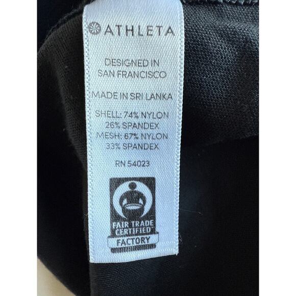 Athleta All In Capri Black Running Workout Pocket Scupltek Womens Size Small - Picture 9 of 11